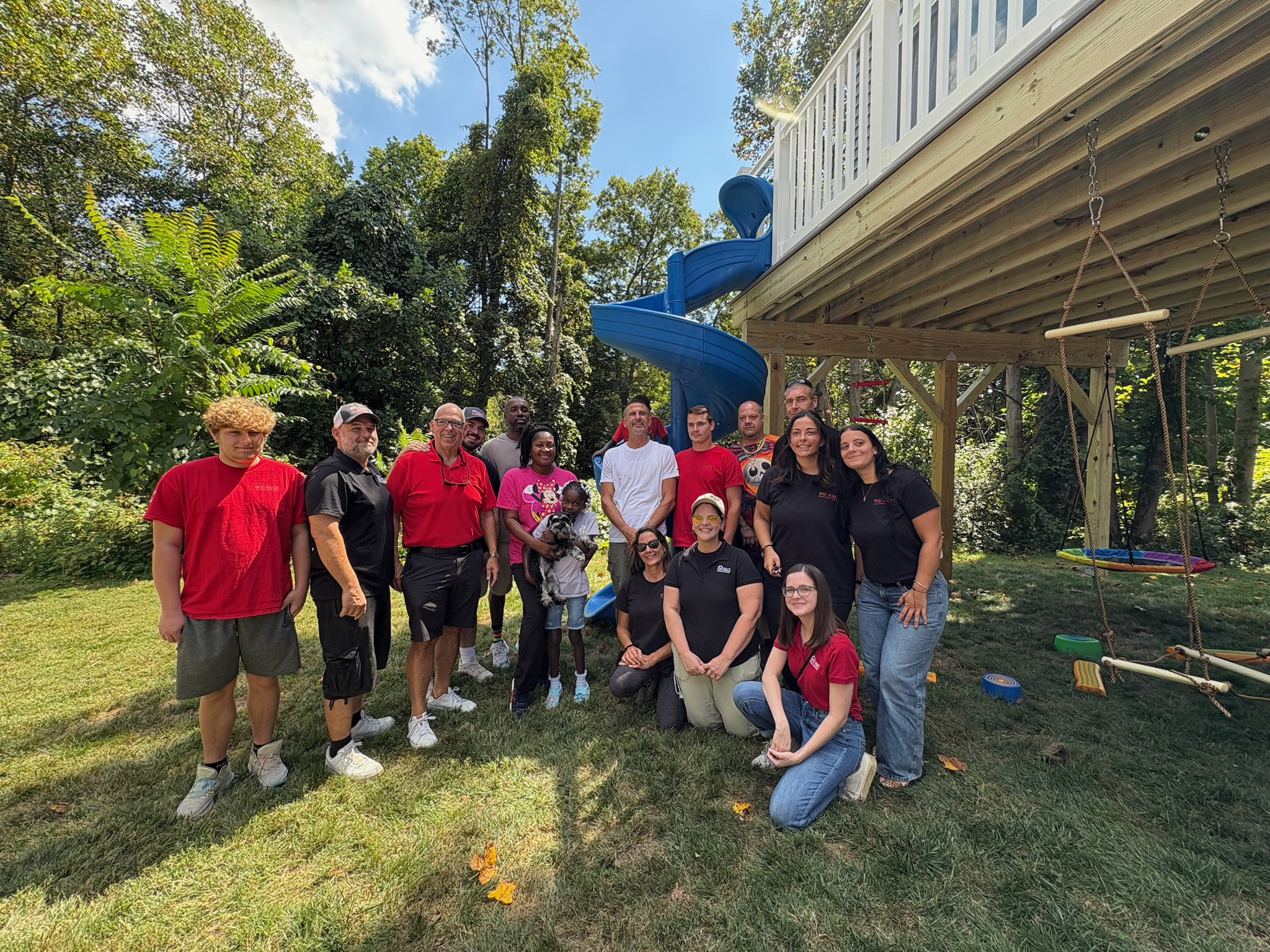Nu-Face Home Improvements and Make-A-Wish® Foundation Unveil Custom Treehouse for Meriden Girl